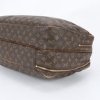 Louis Vuitton Monogram Alize Leather Boston Bag Tote Travel — view 4