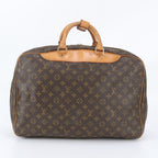 Louis Vuitton Monogram Alize Leather Boston Bag Tote Travel — view 3