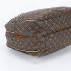 Louis Vuitton Monogram Alize Leather Boston Bag Tote Travel — view 5