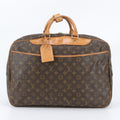 Louis Vuitton Monogram Alize Leather Boston Bag Tote Travel