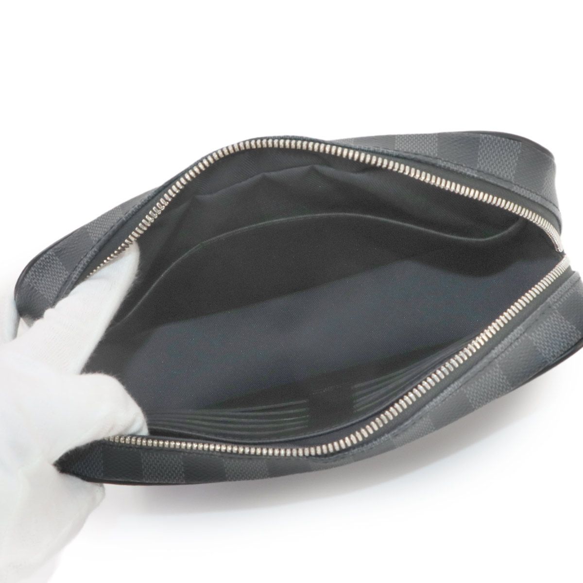 Louis Vuitton Damier Graphite Pochette Kasai — view 7