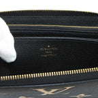 Louis Vuitton Bicolor Monogram Empreinte Zippy Wallet Leather Black — view 7