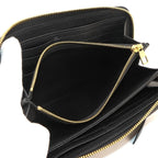 Louis Vuitton Bicolor Monogram Empreinte Zippy Wallet Leather Black — view 6