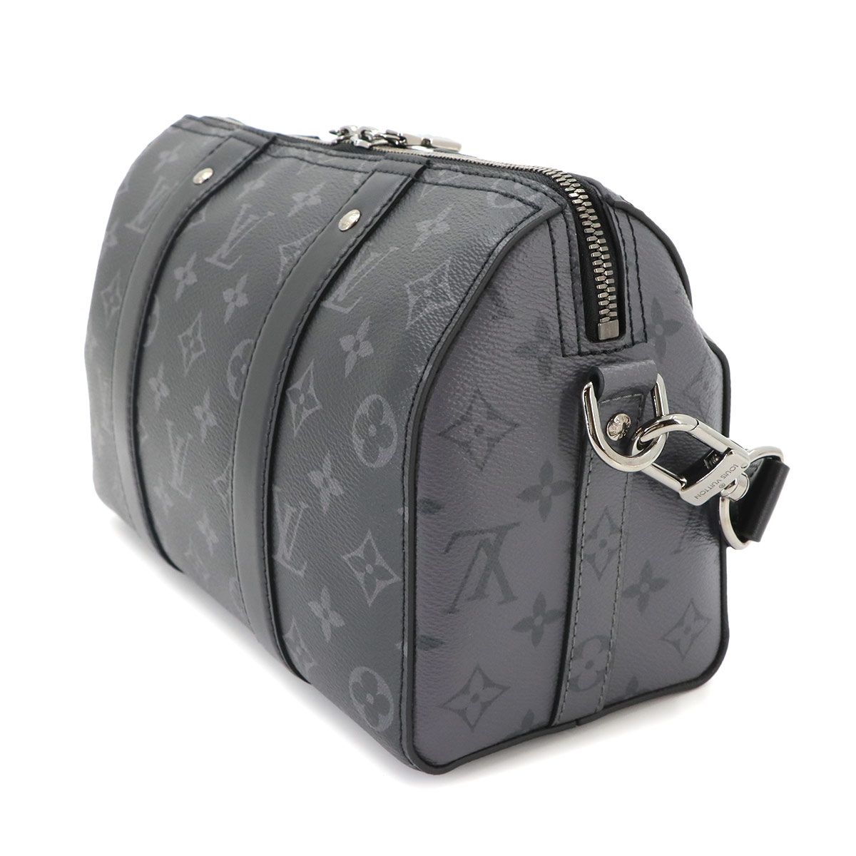 Louis Vuitton Monogram Eclipse Reverse City Keepall Shoulder Bag — view 3