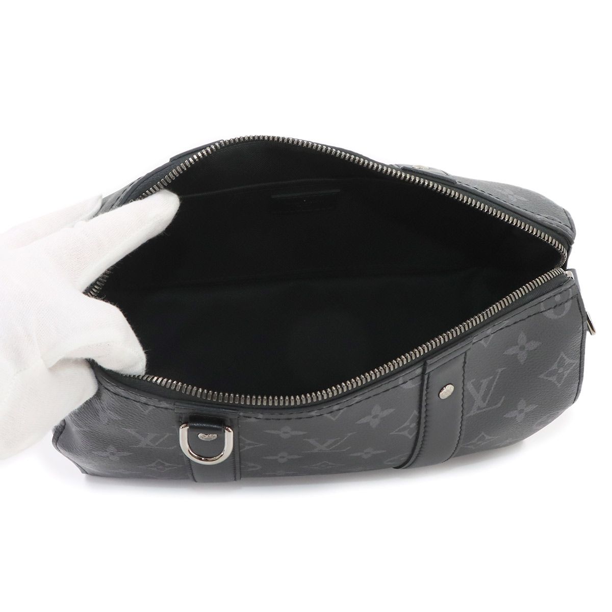 Louis Vuitton Monogram Eclipse Reverse City Keepall Shoulder Bag — view 6