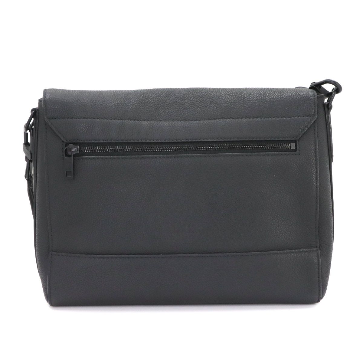 Louis Vuitton Aerogram Takeoff Messenger Shoulder Bag Leather Black — view 2