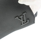 Louis Vuitton Aerogram Takeoff Messenger Shoulder Bag Leather Black — view 8