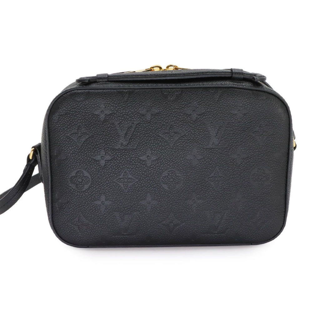 Louis Vuitton Monogram Empreinte Saintonge Shoulder Bag Leather Noir — view 3