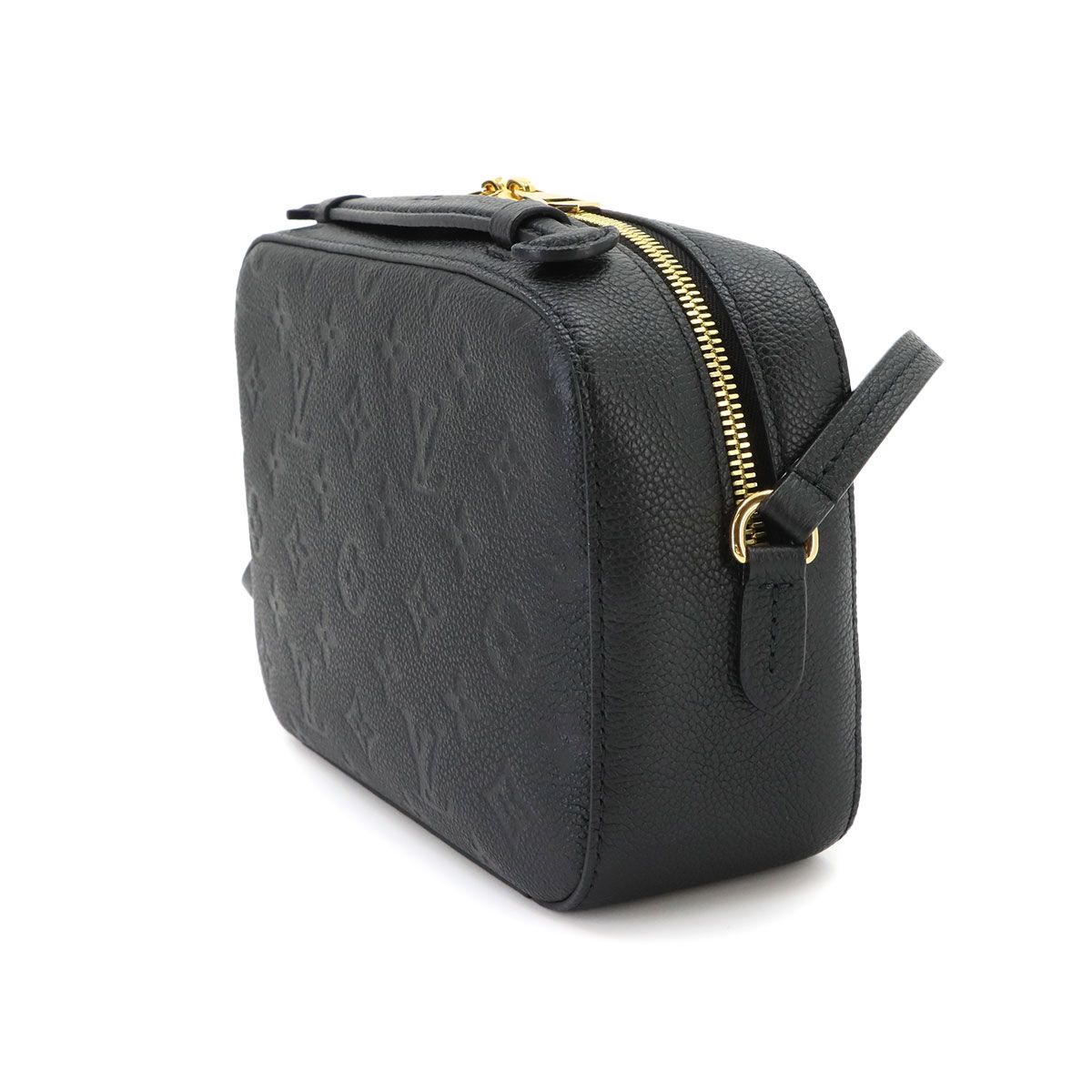 Louis Vuitton Monogram Empreinte Saintonge Shoulder Bag Leather Noir — view 4