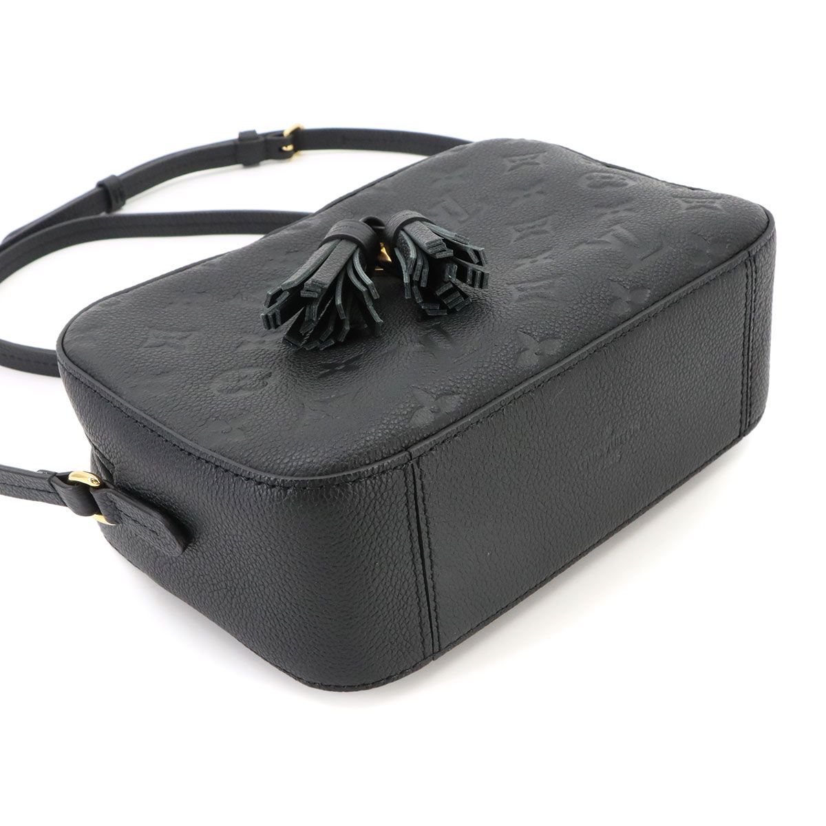 Louis Vuitton Monogram Empreinte Saintonge Shoulder Bag Leather Noir — view 5