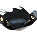Celine Macadam Bag Leather Black Brown Gold Vintage — view 7