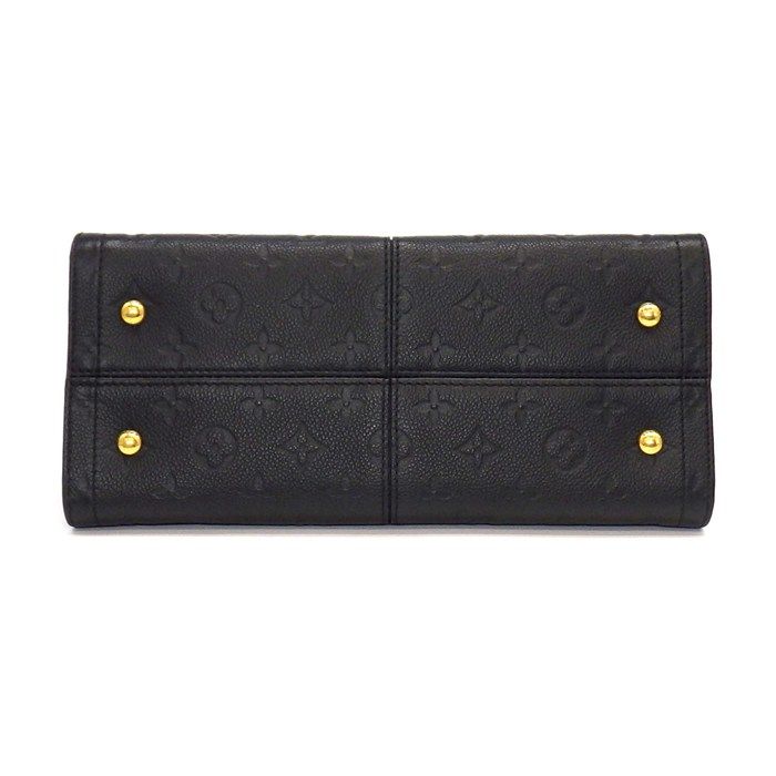 Louis Vuitton Handbag Three PM Black Monogram Empreinte Leather Gold — view 4
