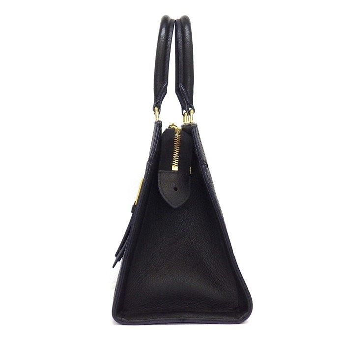 Louis Vuitton Handbag Three PM Black Monogram Empreinte Leather Gold — view 3