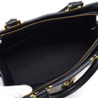 Louis Vuitton Handbag Three PM Black Monogram Empreinte Leather Gold — view 5