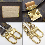Louis Vuitton Shoulder Bag Pochette Metis Monogram Canvas Leather Gold — view 6