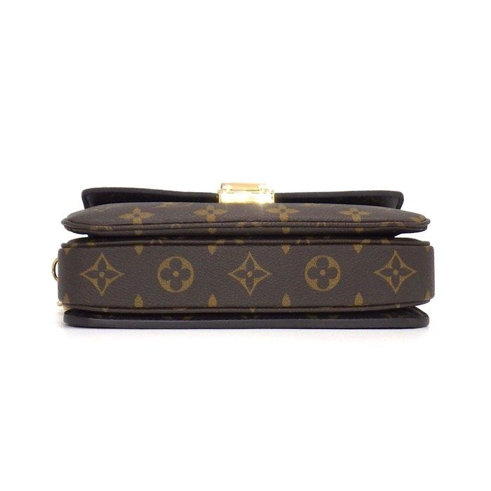 Louis Vuitton Shoulder Bag Pochette Metis Monogram Canvas Leather Gold — view 4