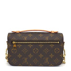 Louis Vuitton Shoulder Bag Pochette Metis Monogram Canvas Leather Gold — view 2