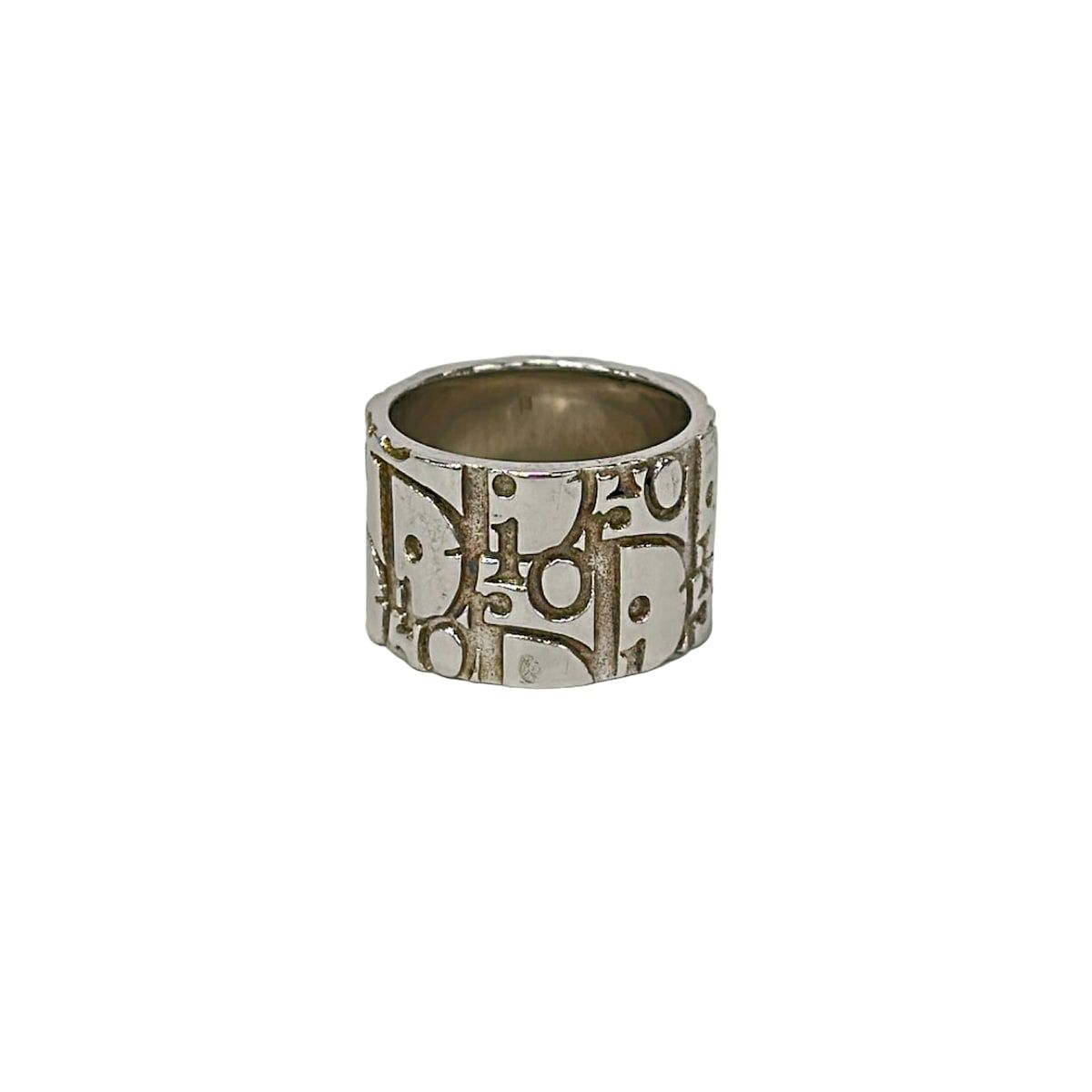 Dior Ring Silver Logo Glam — view 3