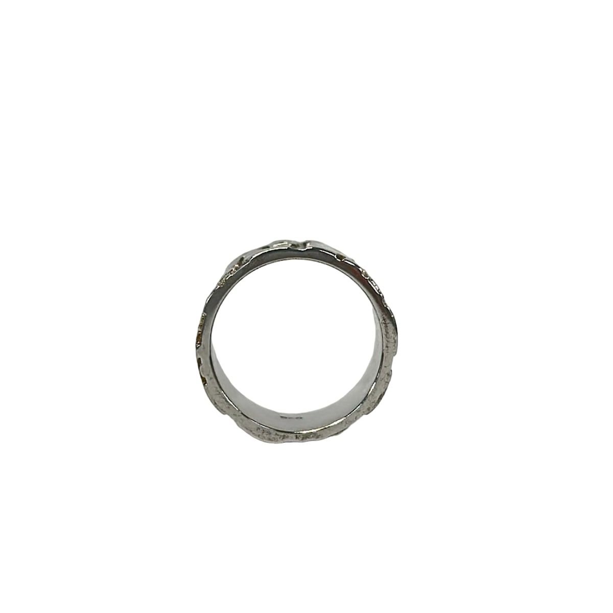 Dior Ring Silver Logo Glam — view 4