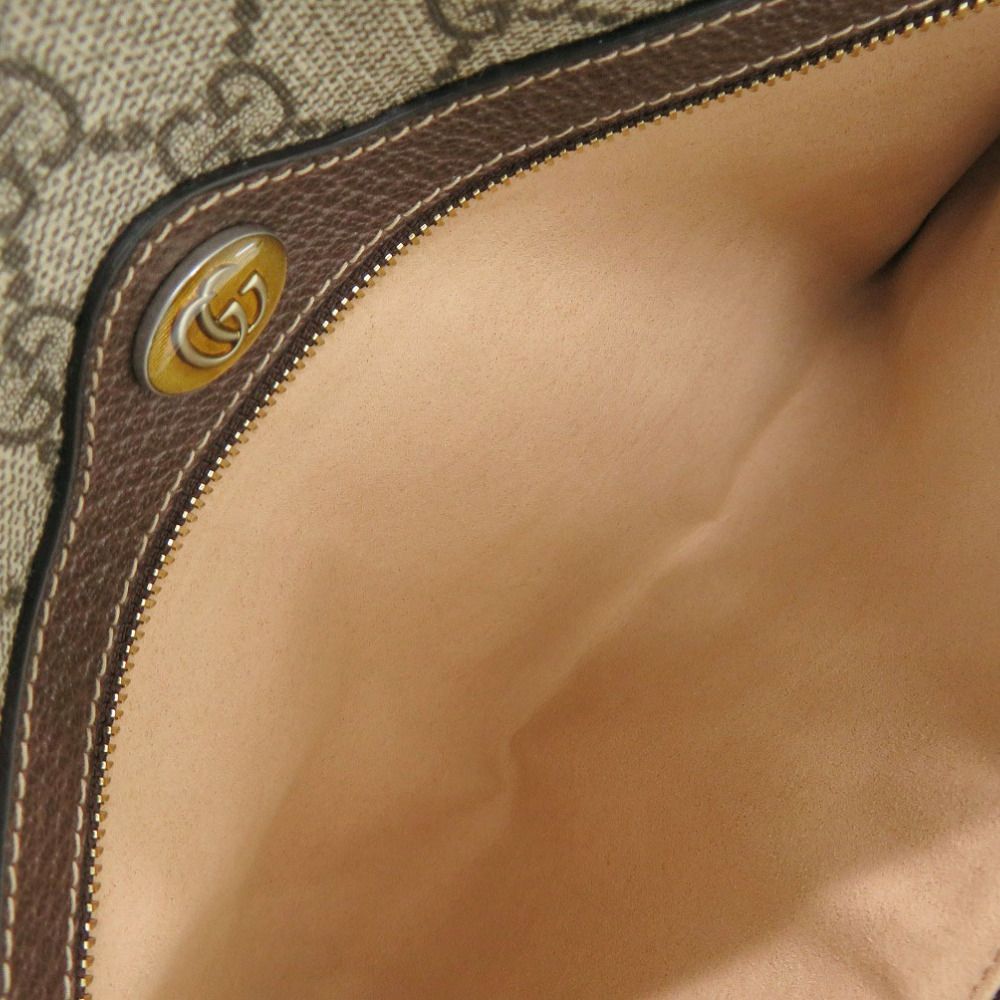 Gucci Sherry Line GG Supreme Beige Clutch — view 6