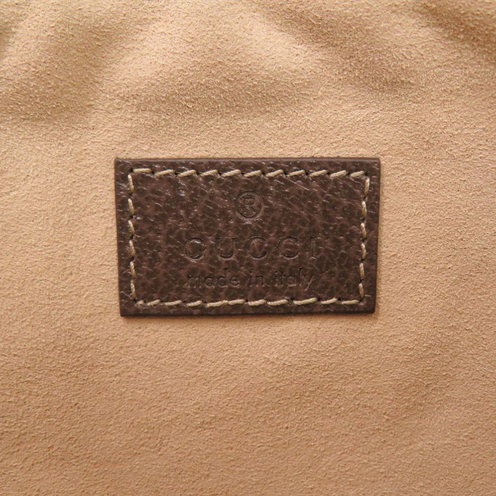 Gucci Sherry Line GG Supreme Beige Clutch — view 8