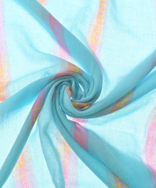 Chanel Shawl Scarf Blue — view 2