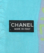Chanel Shawl Scarf Blue — view 3