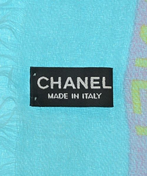 Chanel Shawl Scarf Blue — view 3