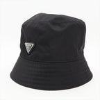 Prada Re-Nylon Triangle Logo Bucket Hat M Hat