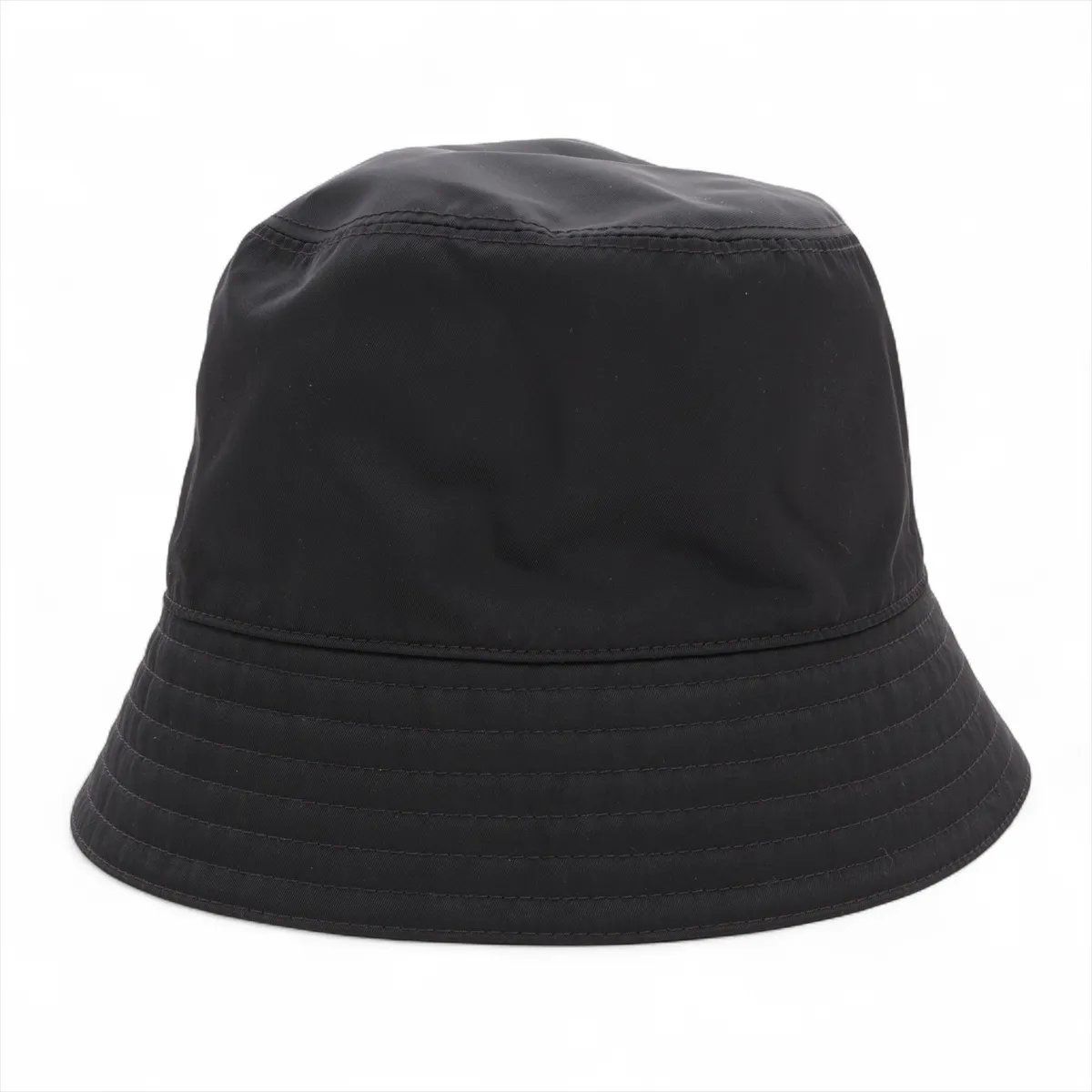 Prada Re-Nylon Triangle Logo Bucket Hat M Hat — view 2