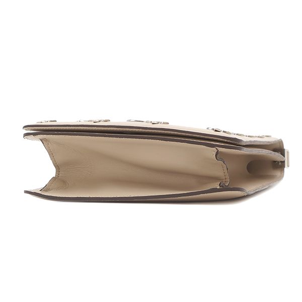 Louis Vuitton Shoulder Bag Caviar Leather Beige Silver with Mirror — view 3