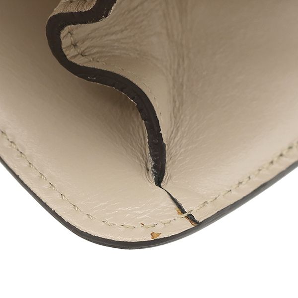Louis Vuitton Shoulder Bag Caviar Leather Beige Silver with Mirror — view 5