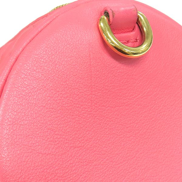 Louis Vuitton 2-Way Bag Papillon BB Leather Bubbleg Lambskin Dragon Fruit Gold — view 6
