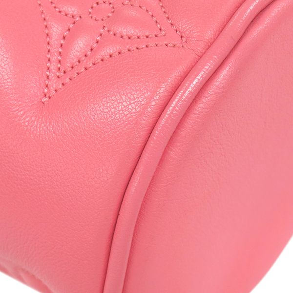 Louis Vuitton 2-Way Bag Papillon BB Leather Bubbleg Lambskin Dragon Fruit Gold — view 4