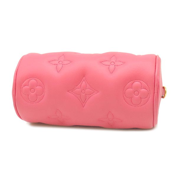 Louis Vuitton 2-Way Bag Papillon BB Leather Bubbleg Lambskin Dragon Fruit Gold — view 3