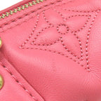 Louis Vuitton 2-Way Bag Papillon BB Leather Bubbleg Lambskin Dragon Fruit Gold — view 5