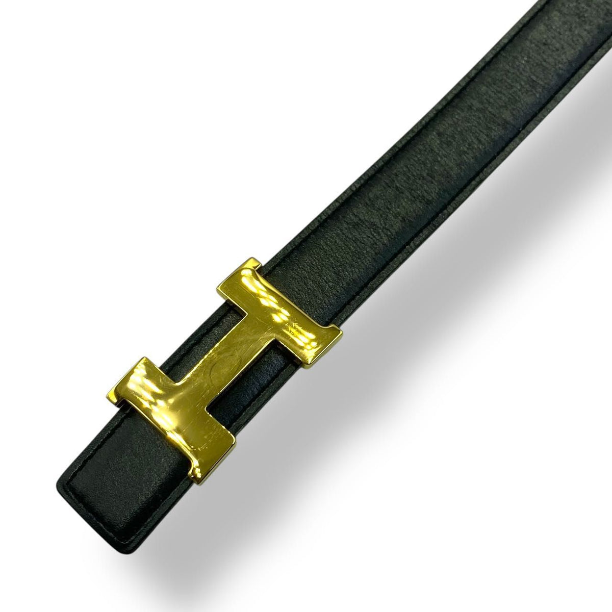 Hermes Belt Leather Reversible H Logo Black — view 3