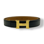 Hermes Belt Leather Reversible H Logo Black — view 2