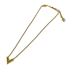 Louis Vuitton Necklace Essential V Gold — view 2