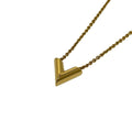 Louis Vuitton Necklace Essential V Gold