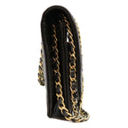 Chanel Black Tamless Classic Caviar Chain Wallet Shoulder Bag — view 4