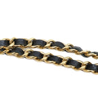 Chanel Black Tamless Classic Caviar Chain Wallet Shoulder Bag — view 6