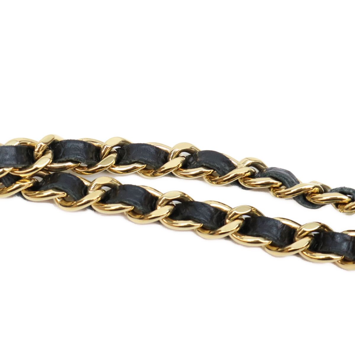 Chanel Black Tamless Classic Caviar Chain Wallet Shoulder Bag — view 6