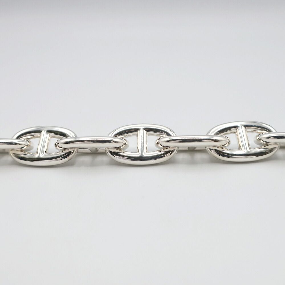 Hermes Chaine D'ancre TGM Bracelet Silver Chain — view 6