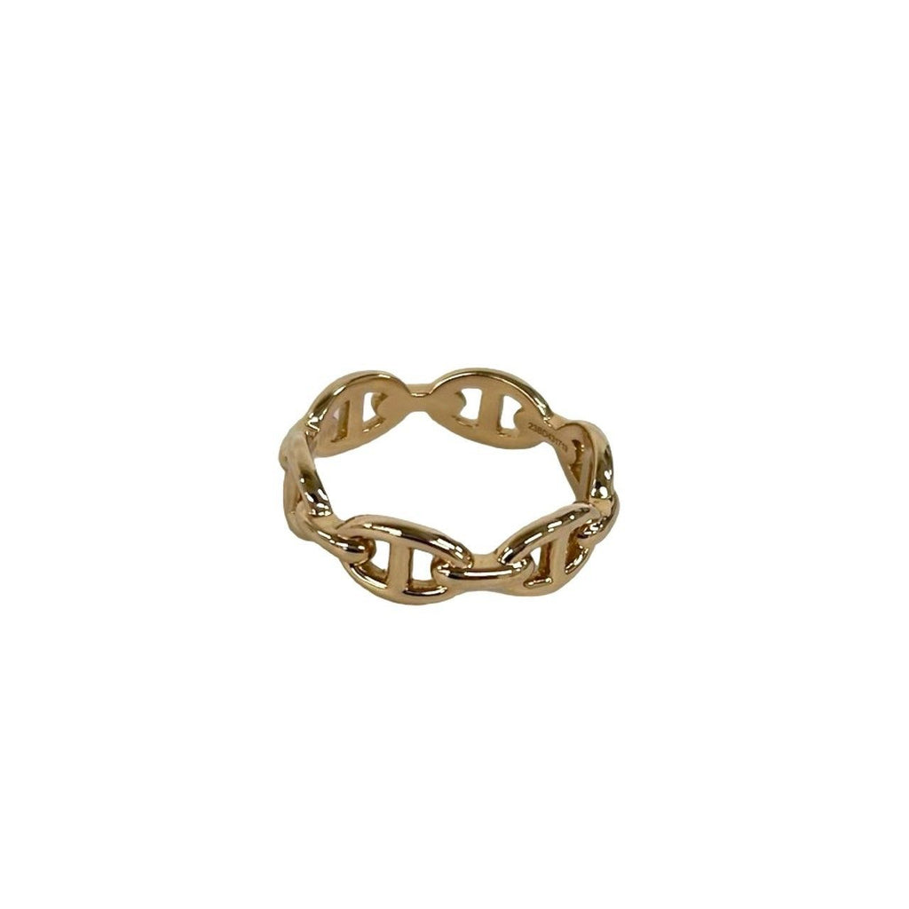 Hermes Enchainee 54 Pink Gold Ring — view 6