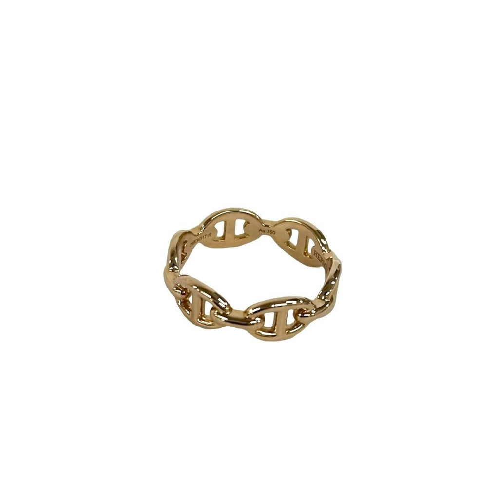 Hermes Enchainee 54 Pink Gold Ring — view 4