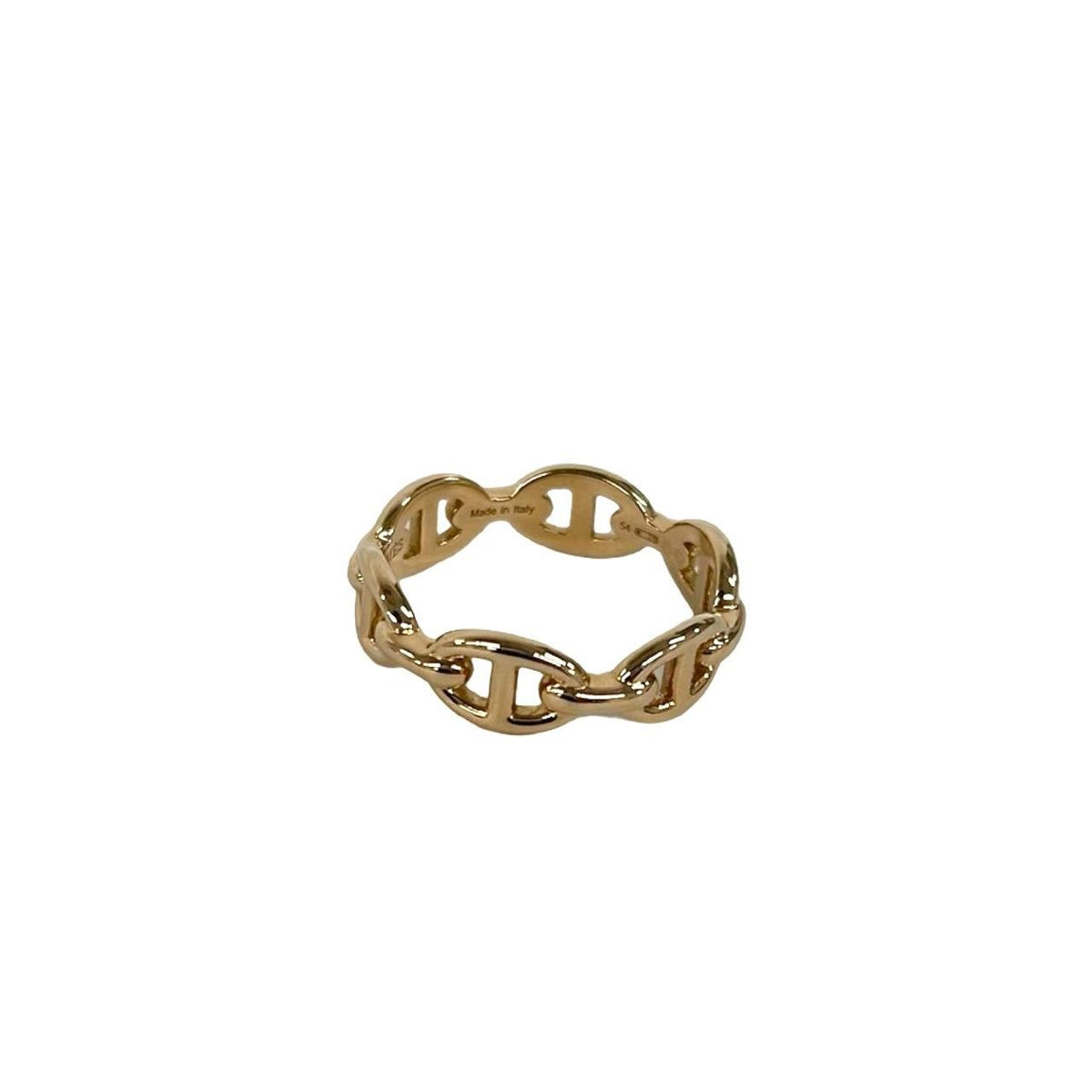 Hermes Enchainee 54 Pink Gold Ring — view 5