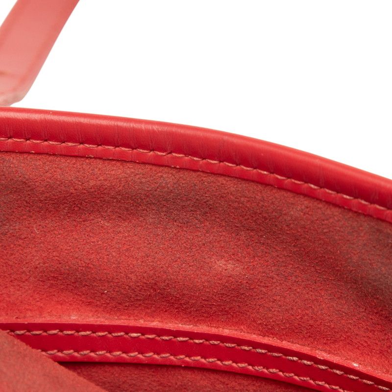 Louis Vuitton Epi Bucket PM Tote Shoulder Bag Rouge Red Leather — view 8