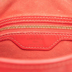Louis Vuitton Epi Bucket PM Tote Shoulder Bag Rouge Red Leather — view 5