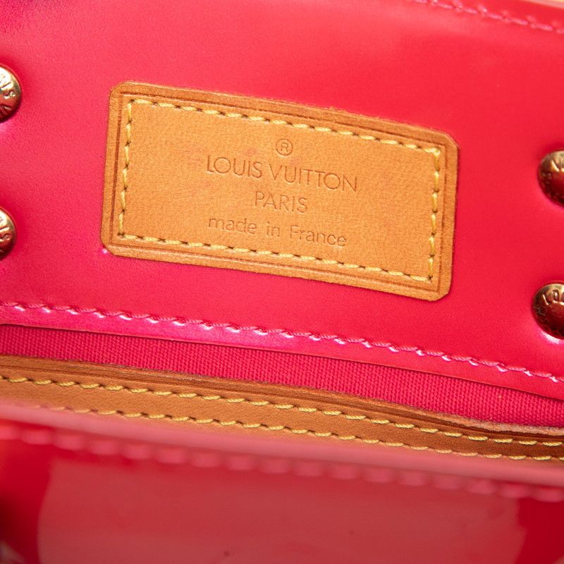 Louis Vuitton Monogram Vernis Reade PM Handbag Pink Patent Leather — view 5